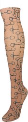 Ovation Women's Zocks Just A Bit Horse Riding Boot Socks, USA Women's 9-11
