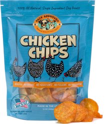 Pack Approved Chicken Chips Dehydrated Dog Treats, 12-oz bag