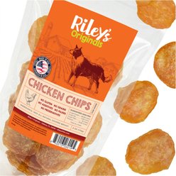 Riley's Waffles Chicken Chips Dehydrated Chicken Dog Treats, 6-oz bag