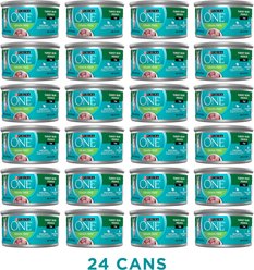 Purina ONE Turkey Recipe Pate Grain-Free Natural High Protein Canned Cat Food, 3-oz, case of 24 slide 2 of 8
