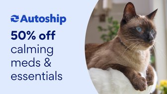 50% of Autoship of calming