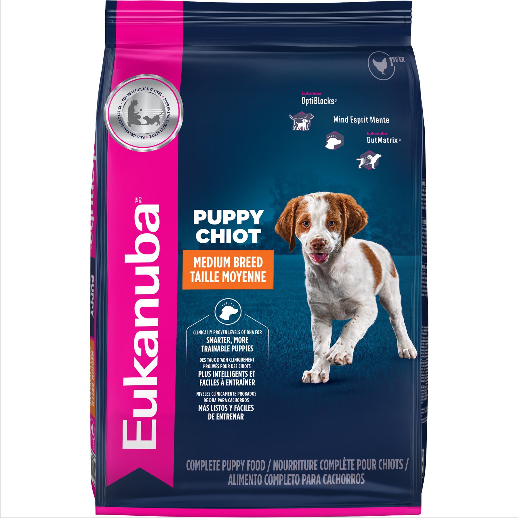 Eukanuba Puppy Medium Breed Dry Dog Food, 4.5-lb bag