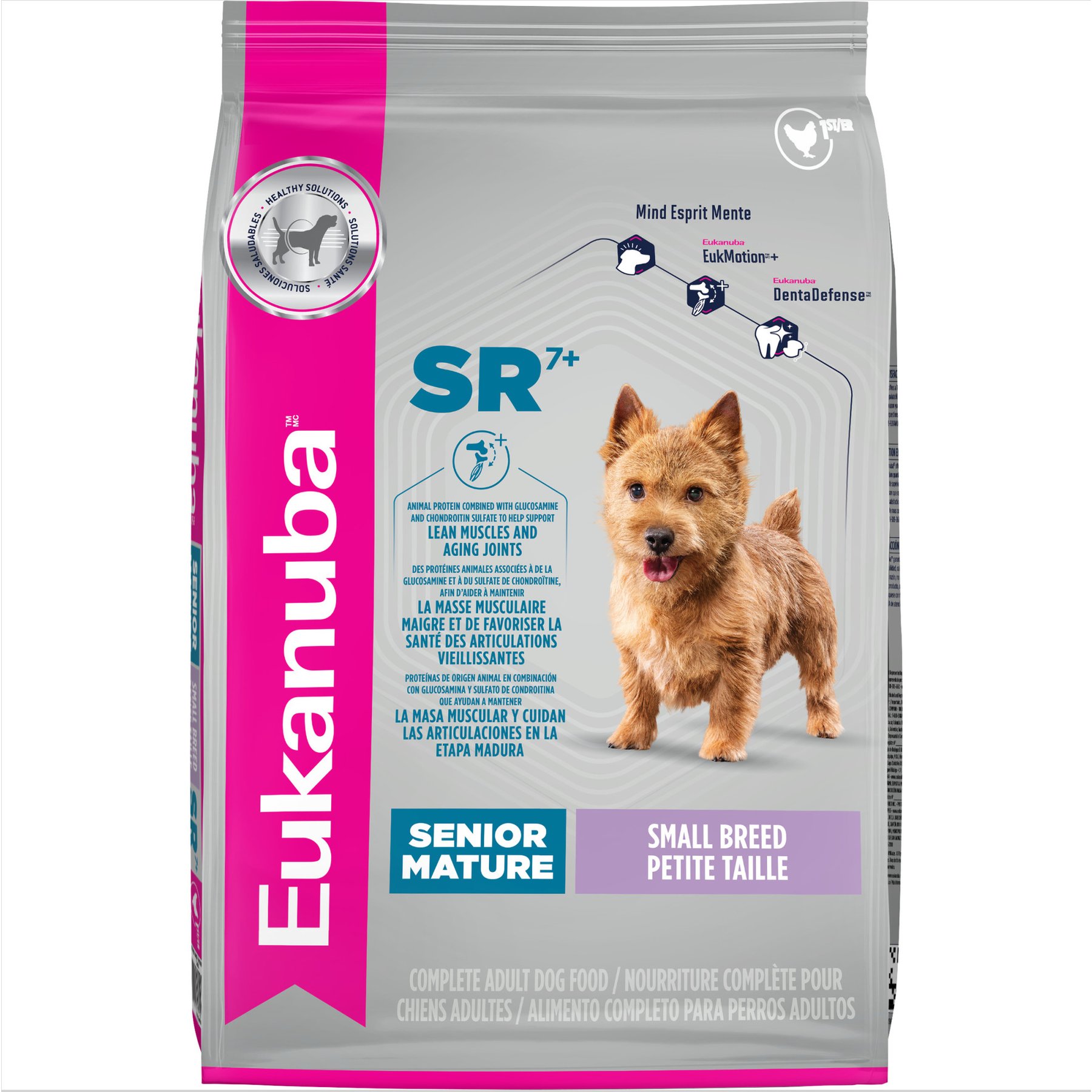 Eukanuba Senior Small Breed Dry Dog Food, 4.5-lb bag