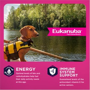 Eukanuba Senior Small Breed Dry Dog Food, 4.5-lb bag