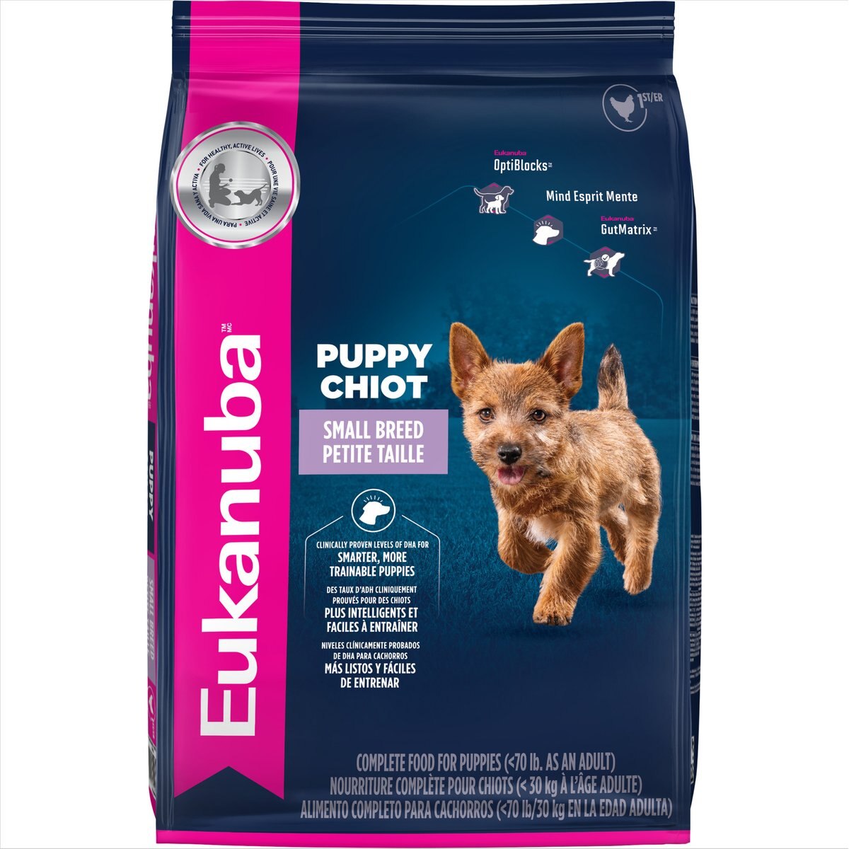 Eukanuba Puppy Small Breed Dry Dog Food, 4.5-lb bag