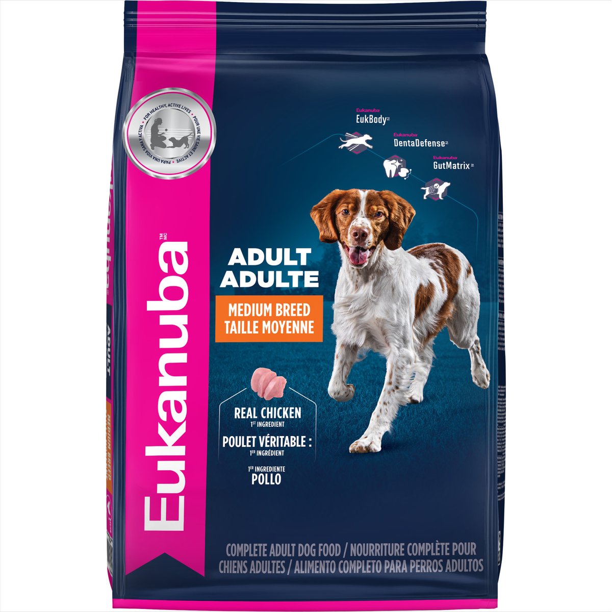 Eukanuba Adult Medium Breed Dry Dog Food, 4.5-lb bag