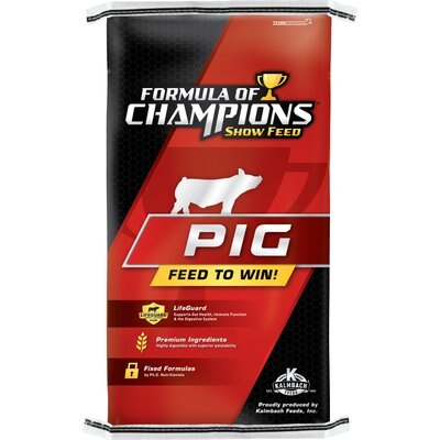 Formula of Champions Formula of Champions Smooth Design 18% Protein Show Pellet Pig Feed, 50-lb bag