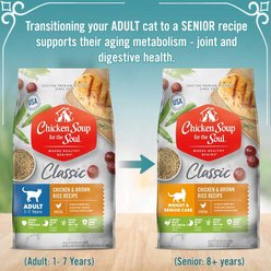 Chicken Soup for the Soul Adult Chicken & Brown Rice Recipe Dry Cat Food, 12-lb bag slide 2 of 9