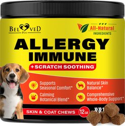 Beloved Pets Anti Itch & Allergy Relief Chews Dog Allergy Supplement, 10-oz bag