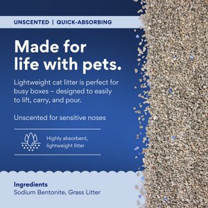 Chewy Made Lightweight Unscented Clumping Cat Litter (FORMERLY FRISCO), 9-lb jug