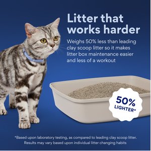 Chewy Made Lightweight Unscented Clumping Cat Litter (FORMERLY FRISCO), 9-lb jug
