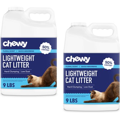 Chewy Made Chewy Made Lightweight Floral Scented Clumping Cat Litter (FORMERLY FRISCO), 18-lb bundle