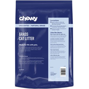 Chewy Made All Natural Unscented Clumping Grass Cat Litter (FORMERLY FRISCO), 20-lb bag