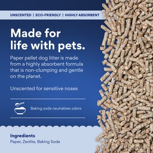 Chewy Made Unscented Non-Clumping Recycled Paper Dog Litter (FORMERLY FRISCO), 25-lb bag
