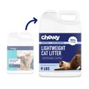 Chewy Made Lightweight Unscented Clumping Cat Litter (FORMERLY FRISCO), 9-lb jug