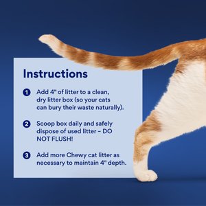 Chewy Made Multi-Cat Baking Soda Unscented Clumping Clay Cat Litter (FORMERLY FRISCO), 40-lb bag