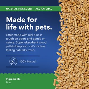 Chewy Made All Natural Pine Pellet Non-Clumping Wood Cat Litter (FORMERLY FRISCO), 40-lb bag