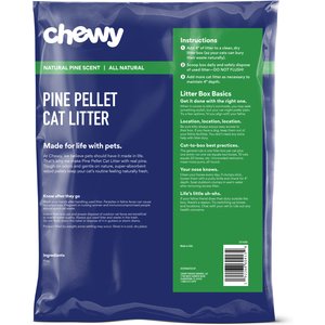 Chewy Made All Natural Pine Pellet Non-Clumping Wood Cat Litter (FORMERLY FRISCO), 40-lb bag