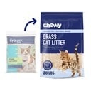 Chewy Made All Natural Unscented Clumping Grass Cat Litter (FORMERLY FRISCO), 20-lb bag