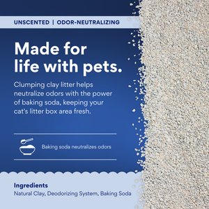 Chewy Made Multi-Cat Baking Soda Unscented Clumping Clay Cat Litter (FORMERLY FRISCO), 40-lb bag