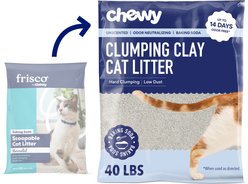 Chewy Made Multi-Cat Baking Soda Unscented Clumping Clay Cat Litter (FORMERLY FRISCO), 40-lb bag