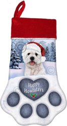 Pet Gifts USA Westie 1 Christmas Stocking, 17 x 10.5-in
