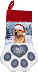 Pet Gifts USA Golden Retriever Christmas Stocking, 17 x 10.5-in