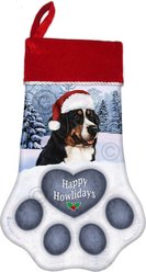 Pet Gifts USA Bernese Mountain Dog Christmas Stocking, 17 x 10.5-in