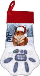 Pet Gifts USA Hamster Christmas Stocking, 17 x 10.5-in