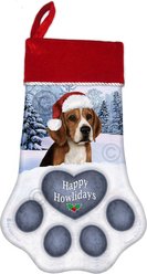 Pet Gifts USA Beagle Christmas Stocking, 17 x 10.5-in