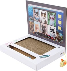 Kitty City Laptop Distraction Catnip Scratcher Cat Toy, Multicolor