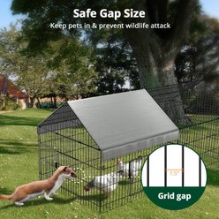 Pawgiant Chicken Coop Chicken Run Pen, 86 × 40-in slide 2 of 7
