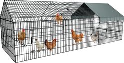 Pawgiant Chicken Coop Chicken Run Pen, 130 × 40-in slide 1 of 8