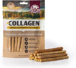 Wild Eats 0.4-inch Venison Collagen Sticks Natural Dog Chew, 15 count