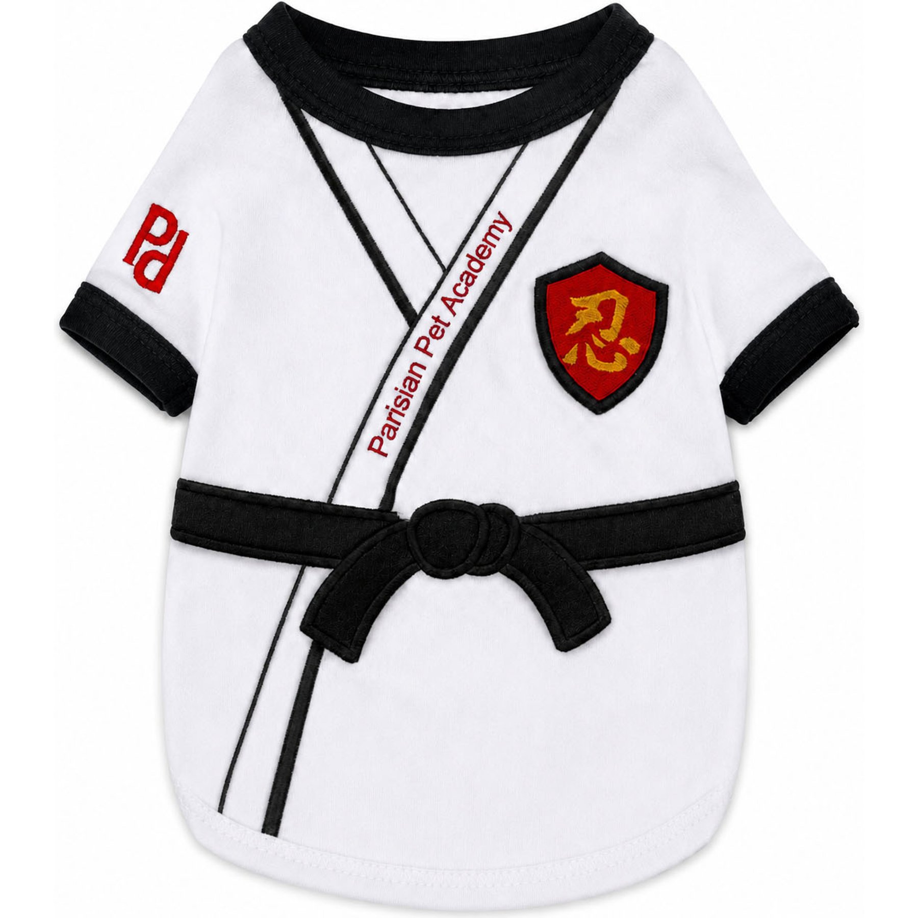 Parisian Pet Karate Academy Dog Shirt, Small