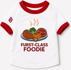 Parisian Pet Furst Class Foodie Dog Shirt, Medium