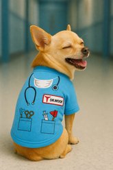 Parisian Pet Dr. Woof Dog T-Shirt, XX-Large slide 2 of 4