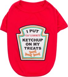 Parisian Pet Ketchup Licker Dog Shirt, Medium