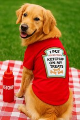 Parisian Pet Ketchup Licker Dog Shirt, Large slide 2 of 4