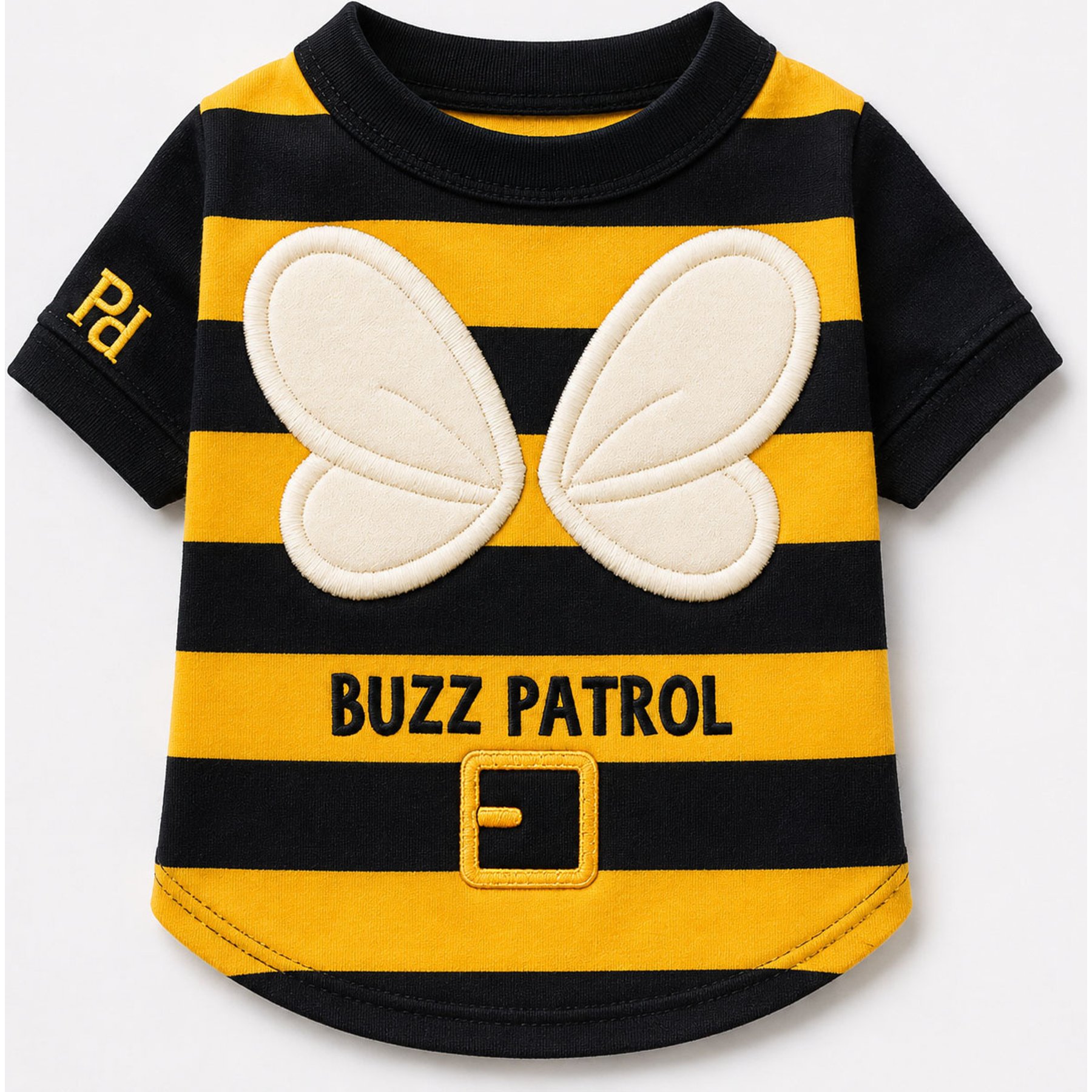 Parisian Pet Buzz Patrol Bee Dog Shirt, XXX-Large