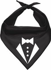 Parisian Pet Tuxedo Dog Bandana, Large