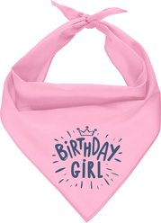 Parisian Pet Birthday Girl Dog Bandana, Large
