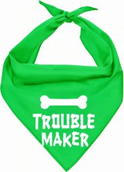 Parisian Pet Trouble Maker Dog Bandana, Large