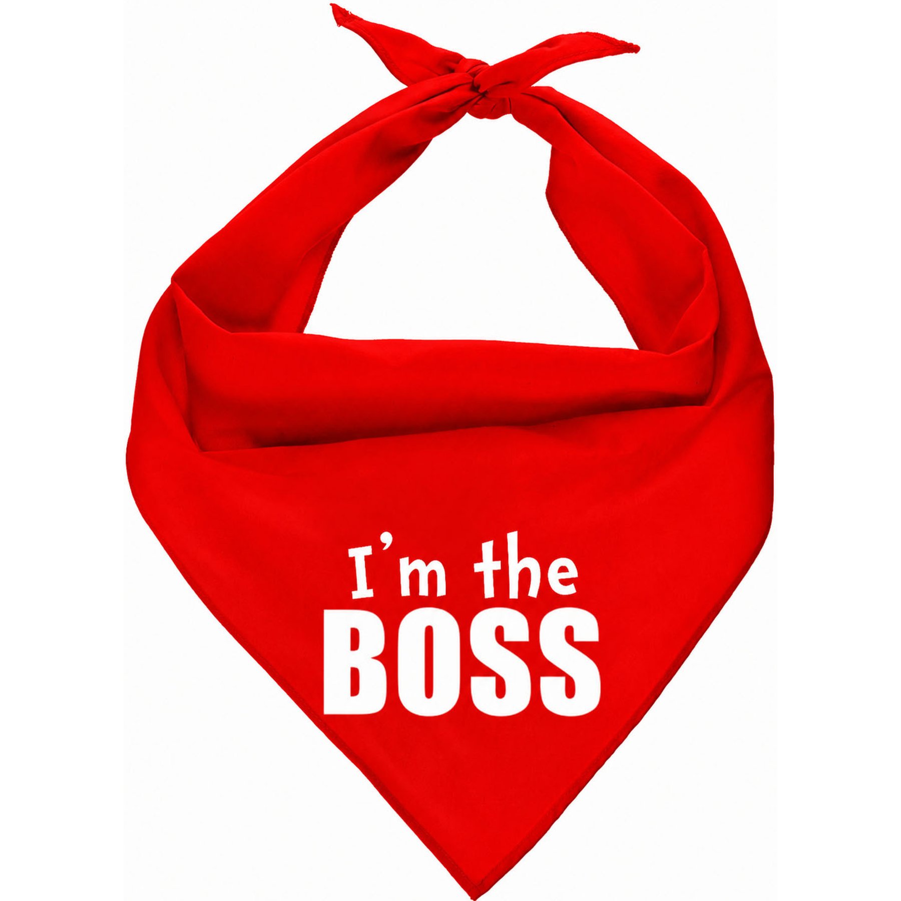 Parisian Pet I’m the Boss Dog Bandana, Small