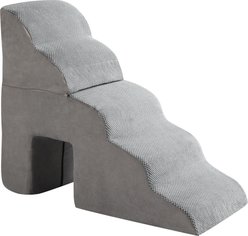 Winado 5 Step Waterproof Dog Stairs, Gray