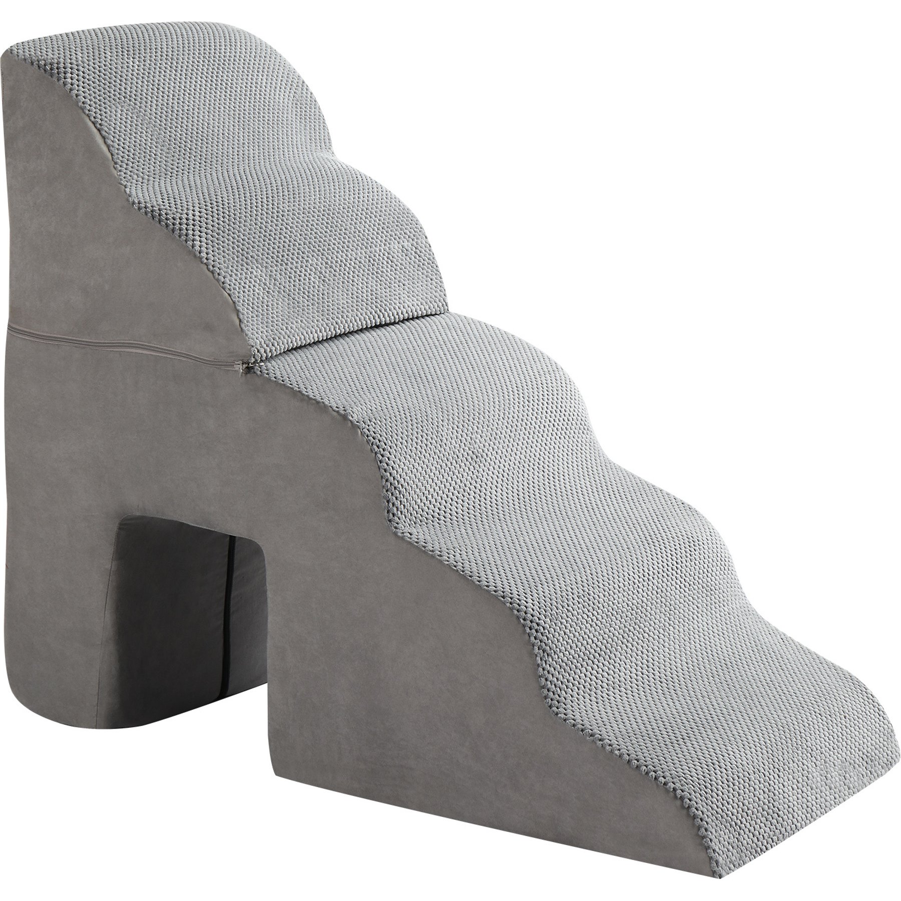 Winado 5 Step Waterproof Dog Stairs, Gray