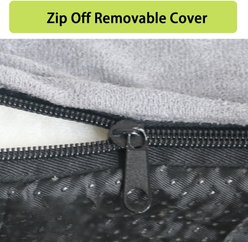 Bencmate Memory Foam Couch Dog Bed with Waterproof Cover, Grey slide 2 of 8