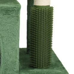 Winado Multi-Level 26.7-in Plush Cat Tree, Green slide 2 of 9