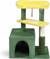 Winado Multi-Level 26.7-in Plush Cat Tree, Green