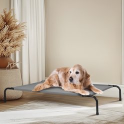 Winado Iron Frame Mesh Surface Outdoor Dog Bed, Light Gray, Medium slide 2 of 8